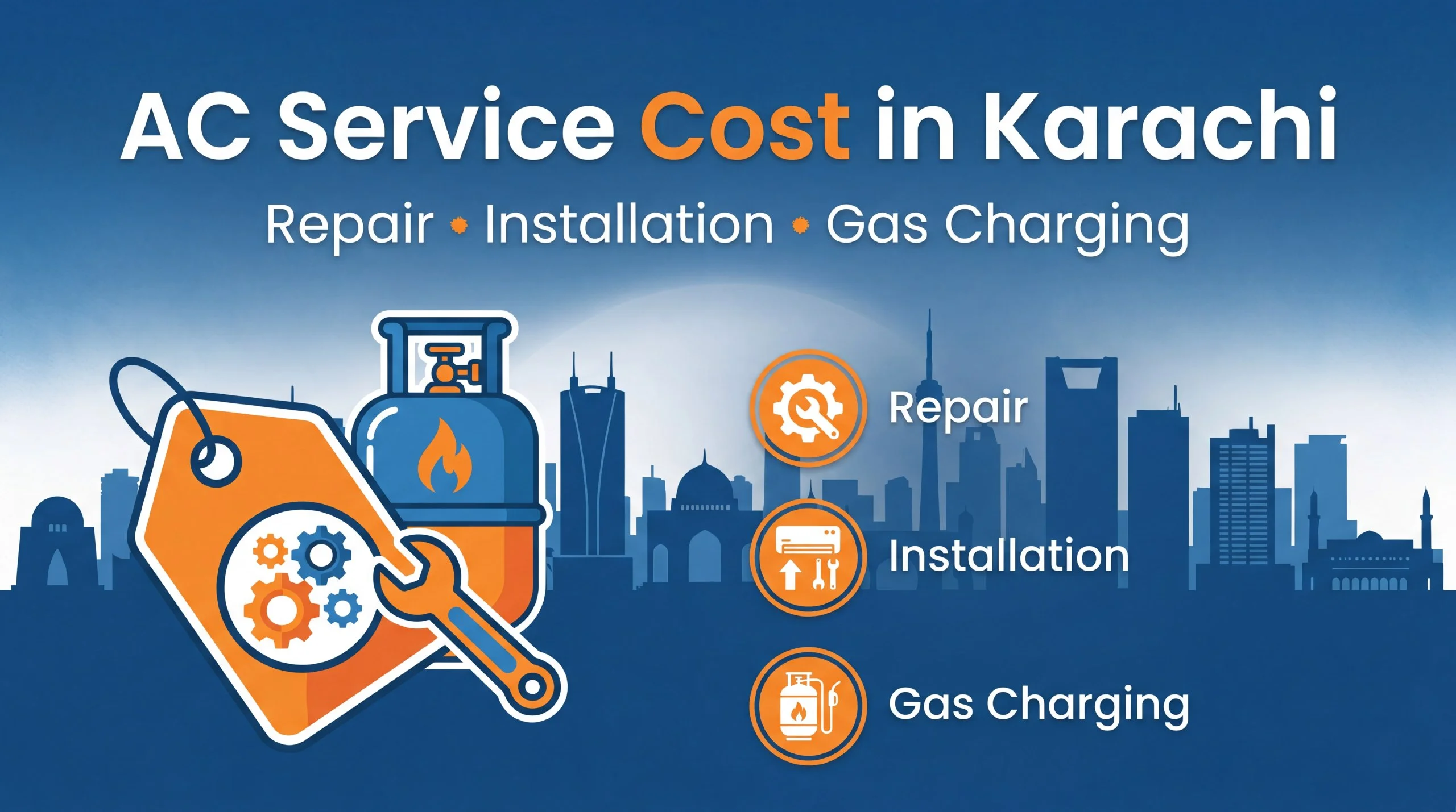 AC service cost guide for Karachi homes and offices