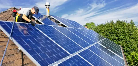 Solar installation process